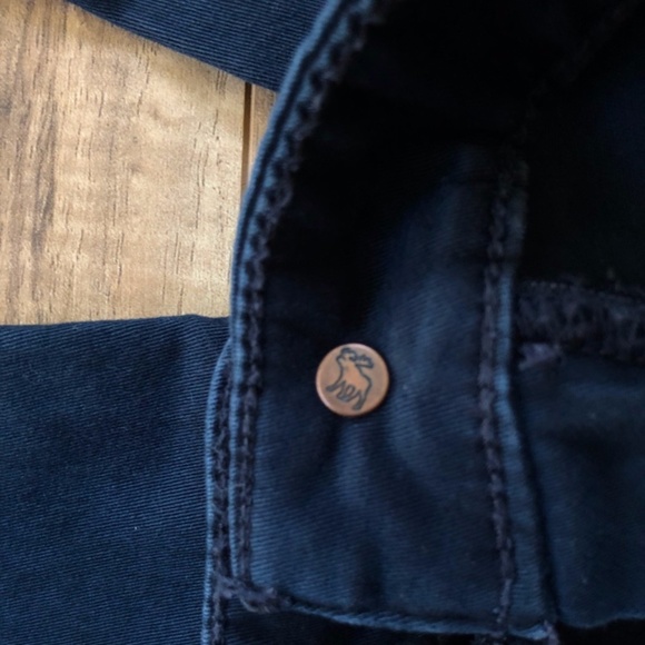 Abercrombie Soft Navy Jeans 25 - Picture 4 of 12